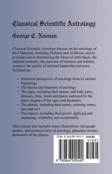 Classical Scientific Astrology
