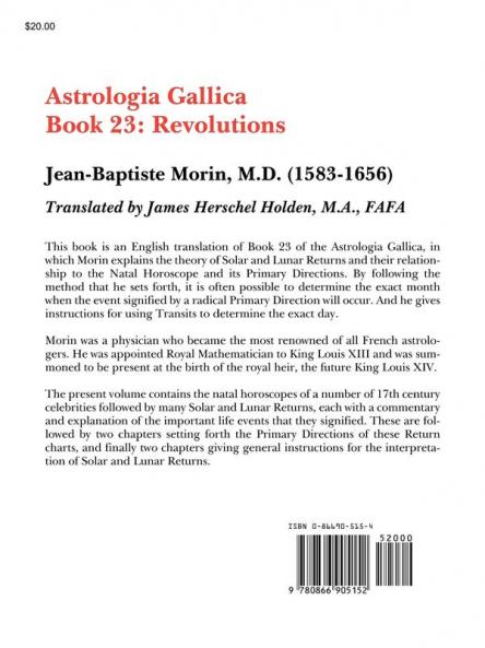 Astrologia Gallica Book 23
