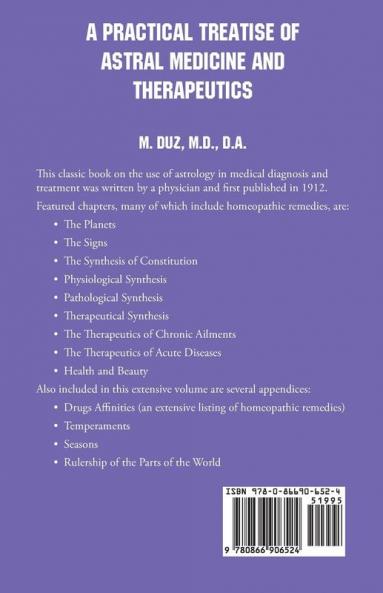 A Practical Treatise of Astral Medicine and Therapeutics