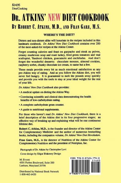 Dr. Atkins' New Diet Cookbook