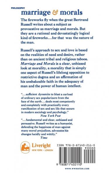 Marriage and Morals (Liveright Paperbound)