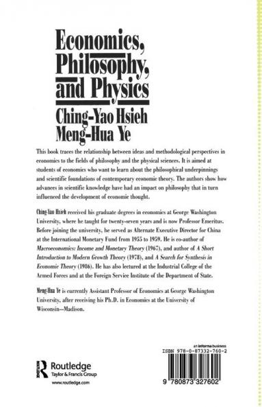 Economics Philosophy and Physics