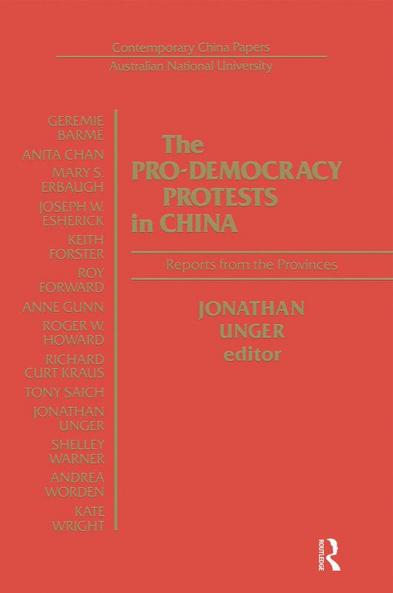 Pro-democracy Protests in China: Reports from the Provinces