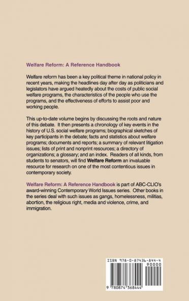 Welfare Reform