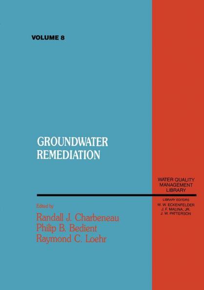Groundwater Remediation Volume VIII