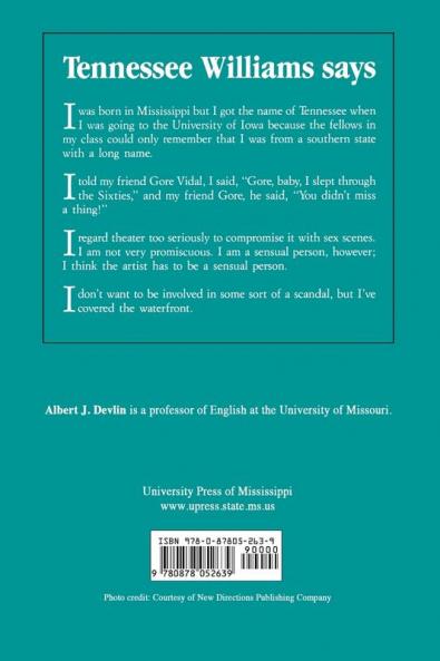 Conversations with Tennessee Williams