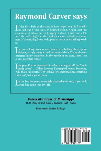 Conversations with Raymond Carver