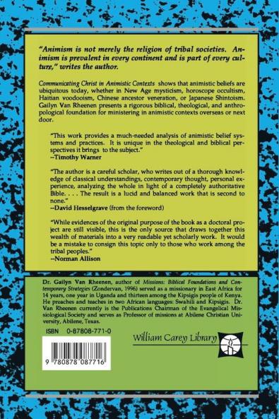 Communicating Christ in Animistic Contexts