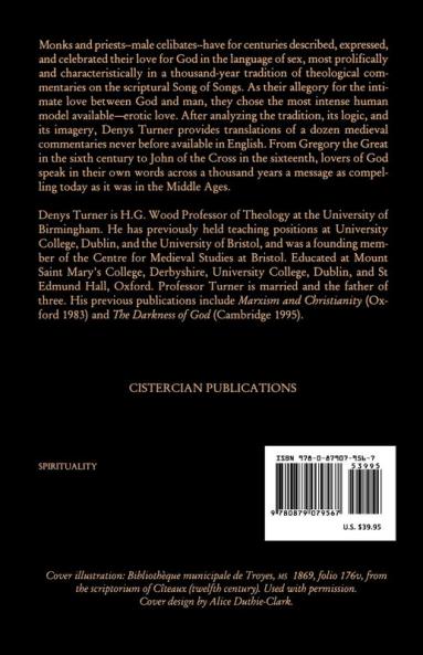 Eros And Allegory: Medieval Exegesis of the Song of Songs: 156 (Cistercian Studies Series)
