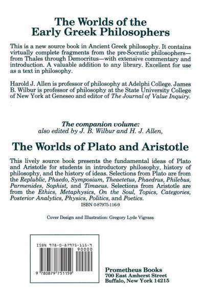 The Worlds of the Early Greek Philosophers