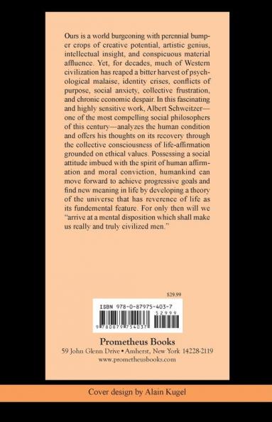 The Philosophy of Civilization