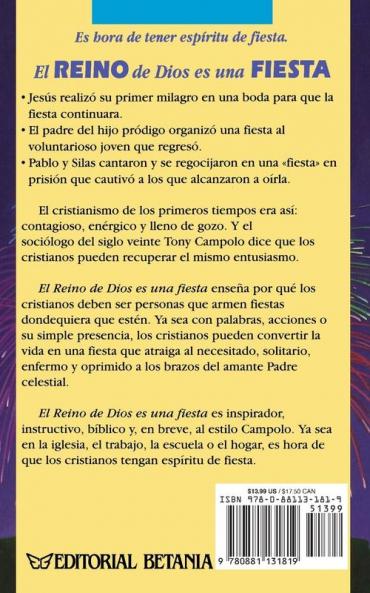 El Reino de Dios Es Una Fiesta = The Kingdom of God Is a Party