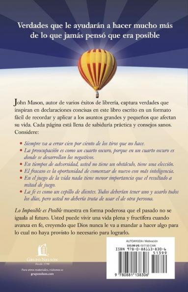 Lo Imposible Es Posible