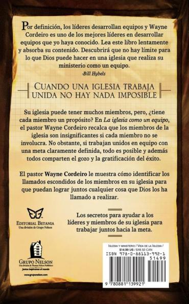 La Iglesia Como un Equipo = Doing Church as a Team