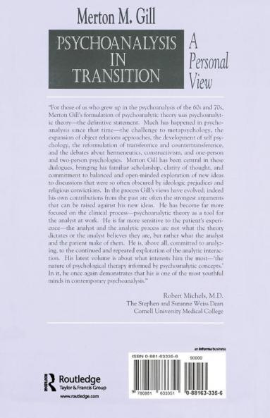 Psychoanalysis in Transition