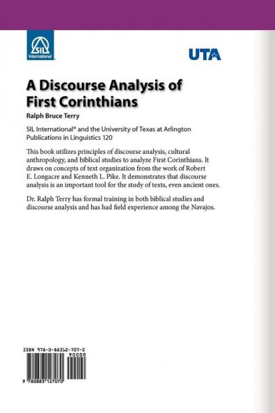 A Discourse Analysis of First Corinthians: 120 (Summer Institute of Linguistics and the University of Texas)