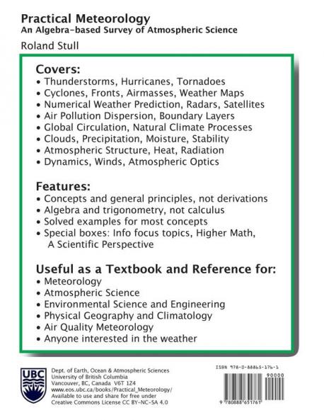 Practical Meteorology: An Algebra-based Survey of Atmospheric Science