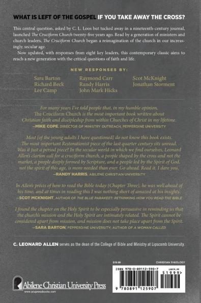 The Cruciform Church: Becoming a Cross Shaped People in a Secular World (with responses)