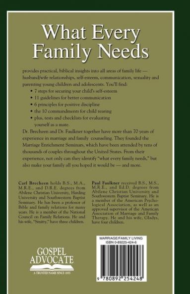 What Every Family Needs