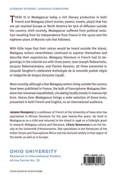 Voices from Madagascar Voix de Madagascar