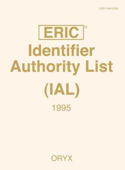 Eric Identifier Authority List (Ial) 1995