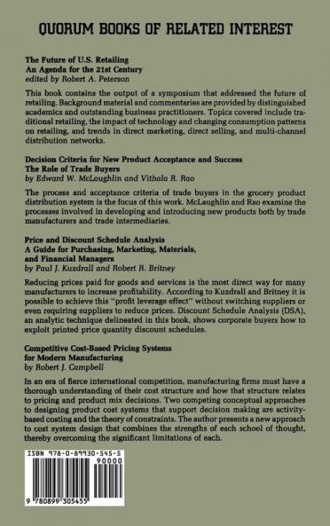 Supplier Price Analysis