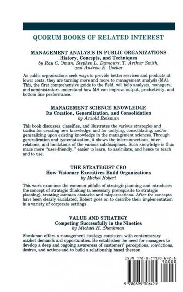 Creative and Innovative Approaches to the Science of Management