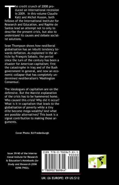 Socialists and the Capitalist Recession & 'The Basic Ideas of Karl Marx'
