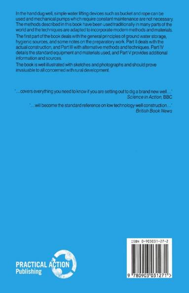 Hand Dug Wells and their Construction