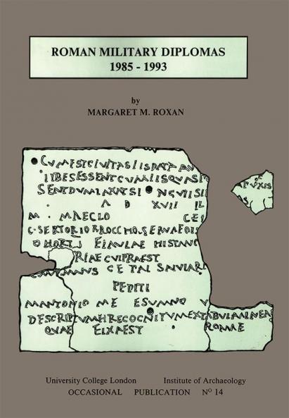 Roman Military Diplomas 1985 to 1993