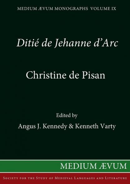 Ditié De Jehanne D'Arc (Maem) (French Edition)