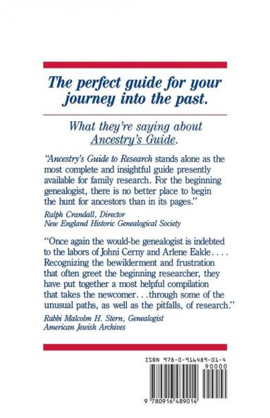Ancestry's Guide to Research