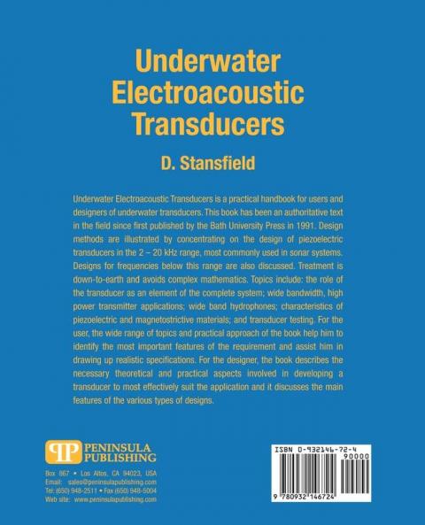 Underwater Electroacoustic Transducers