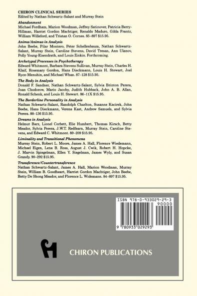 Liminality and Transitional Phenomena (Chiron clinical series)