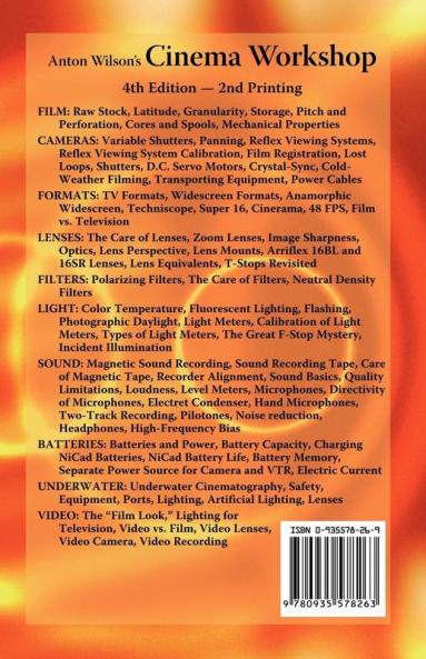 Anton Wilson's Cinema Workshop 4TH Edition