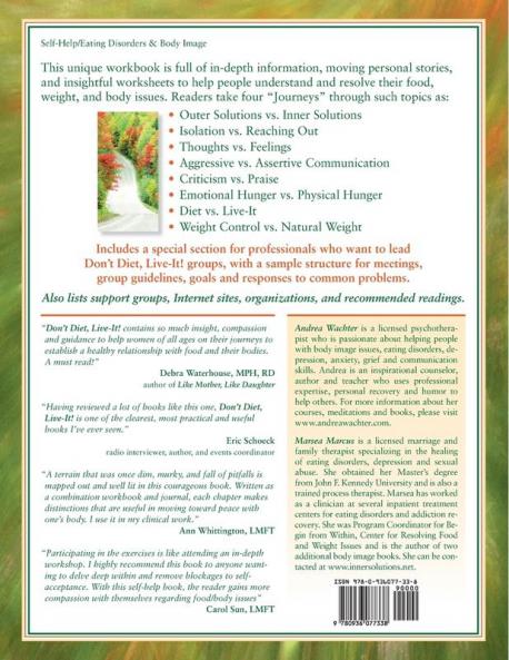 The Don't Diet Live-It! Workbook