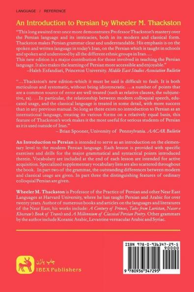 An Introduction to Persian (3rd Edition)