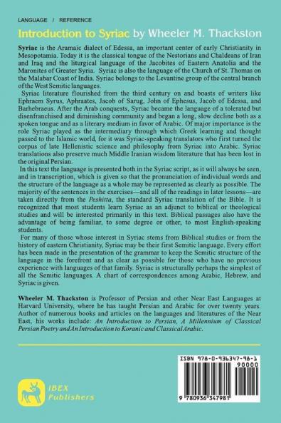 Introduction to Syriac: An Elementary Grammar with Readings from Syriac Literature