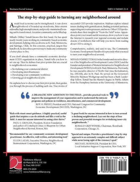 The Community Economic Development Handbook