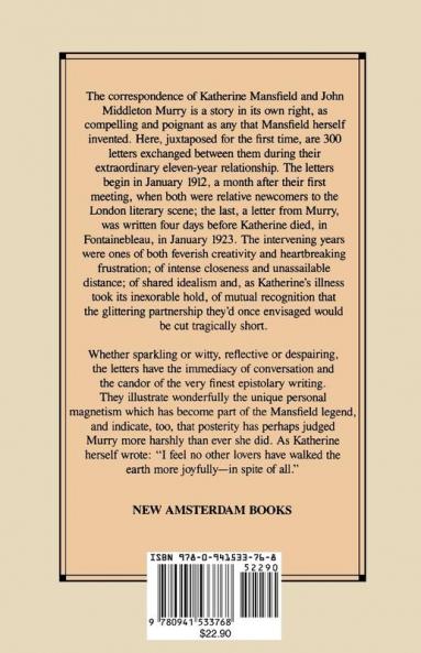 Letters Between Katherine Mansfield and John Middleton Murray