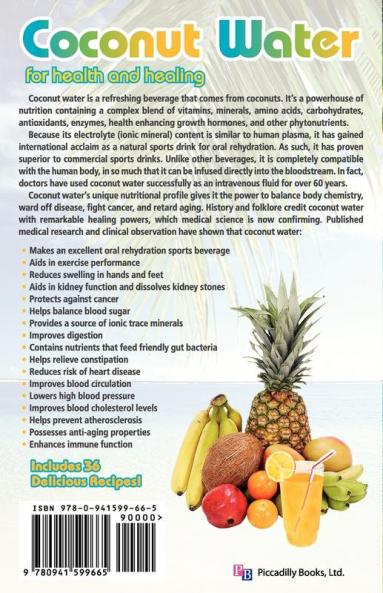 Coconut Water for Health & Healing: A Natural Sports Drink & Health Tonic