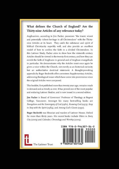 The Thirty-Nine Articles