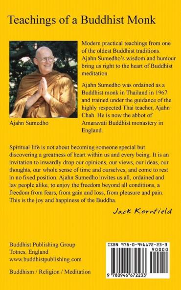 Teachings of a Buddhist Monk