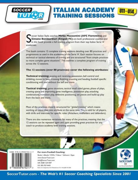 Italian Academy Training Sessions for U11-U14 - A Complete Soccer Coaching Program