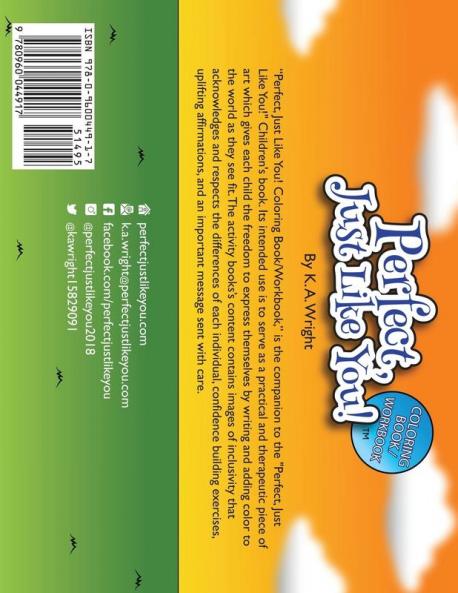 Perfect Just Like You!: Coloring Book/Workbook