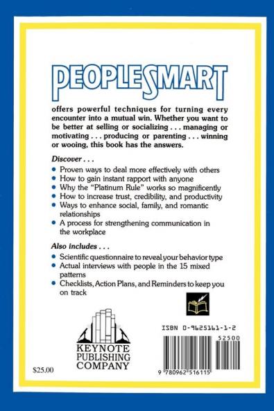 People Smart: Powerful Techniques for Turning Every Encounter into a Mutual Win