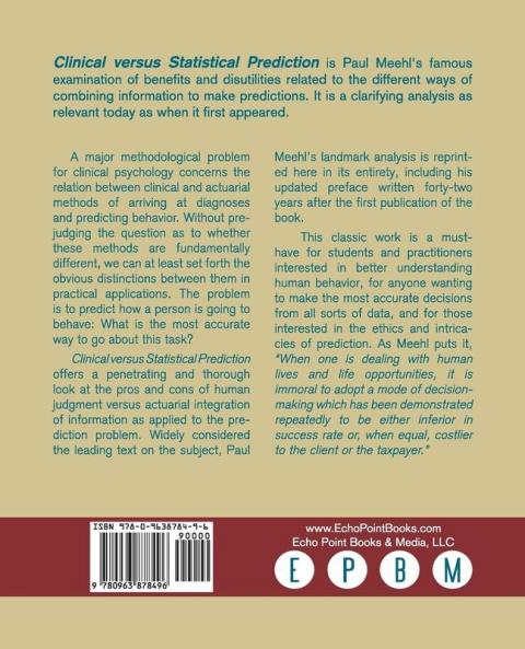 Clinical Versus Statistical Prediction