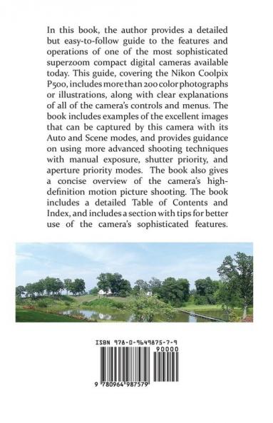 Photographer's Guide to the Nikon Coolpix P500: Getting the Most from Nikon's Superzoom Digital Camera