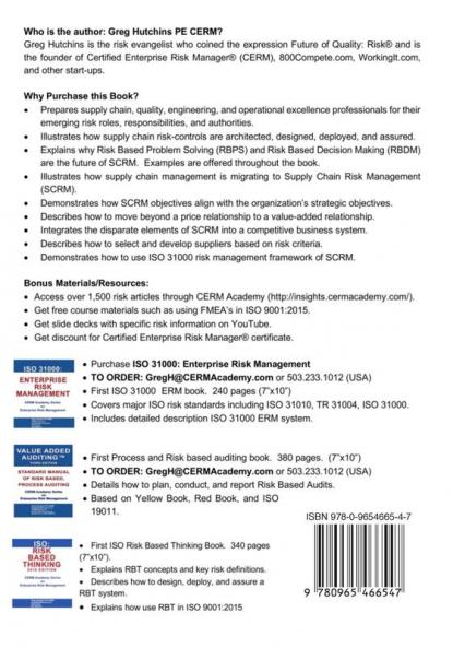 Supply Chain Risk Management: Competing In the Age of Disruption (Cerm Academy Enterprise Risk Management)