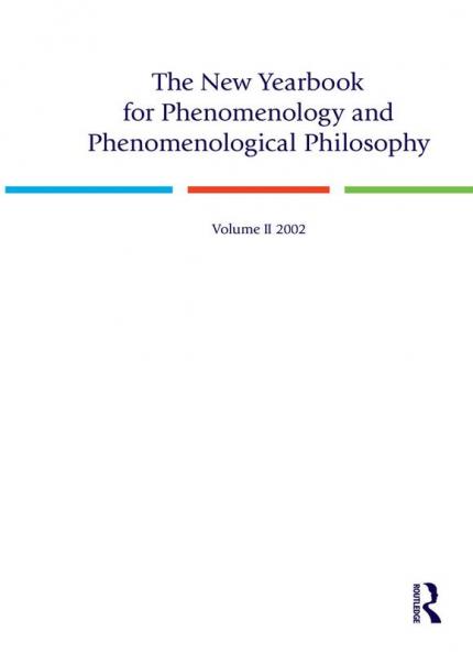 New Yearbook for Phenomenology and Phenomenological Philosophy